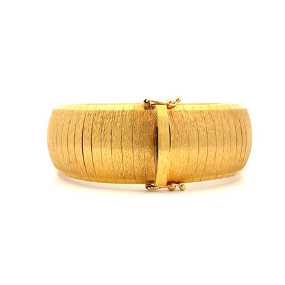 Segmented Line Statement Bracelet 18k Yellow Gold