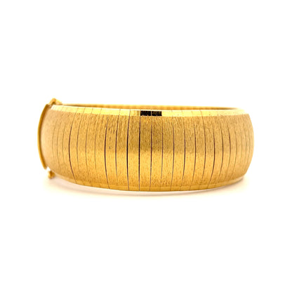 Segmented Line Statement Bracelet 18k Yellow Gold