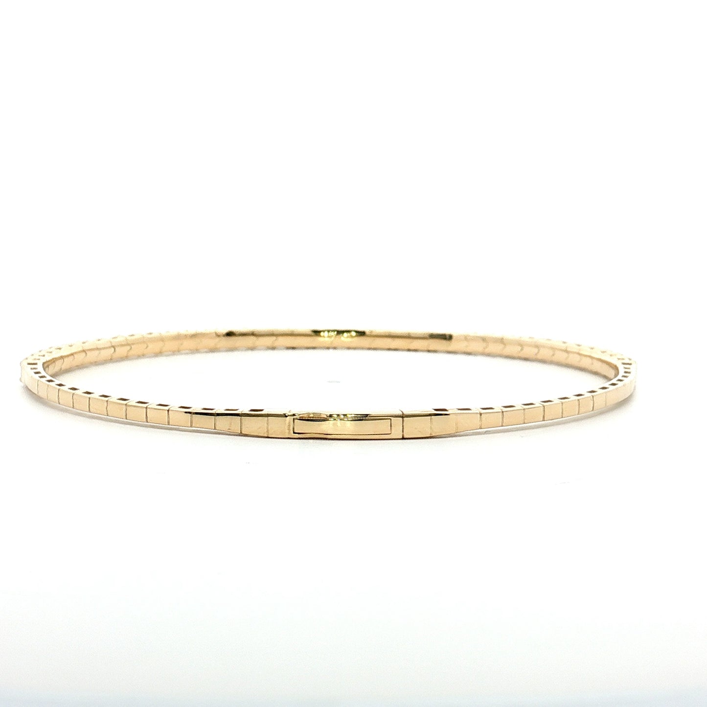 1.42 Diamond Bangle Bracelet 14k Yellow Gold