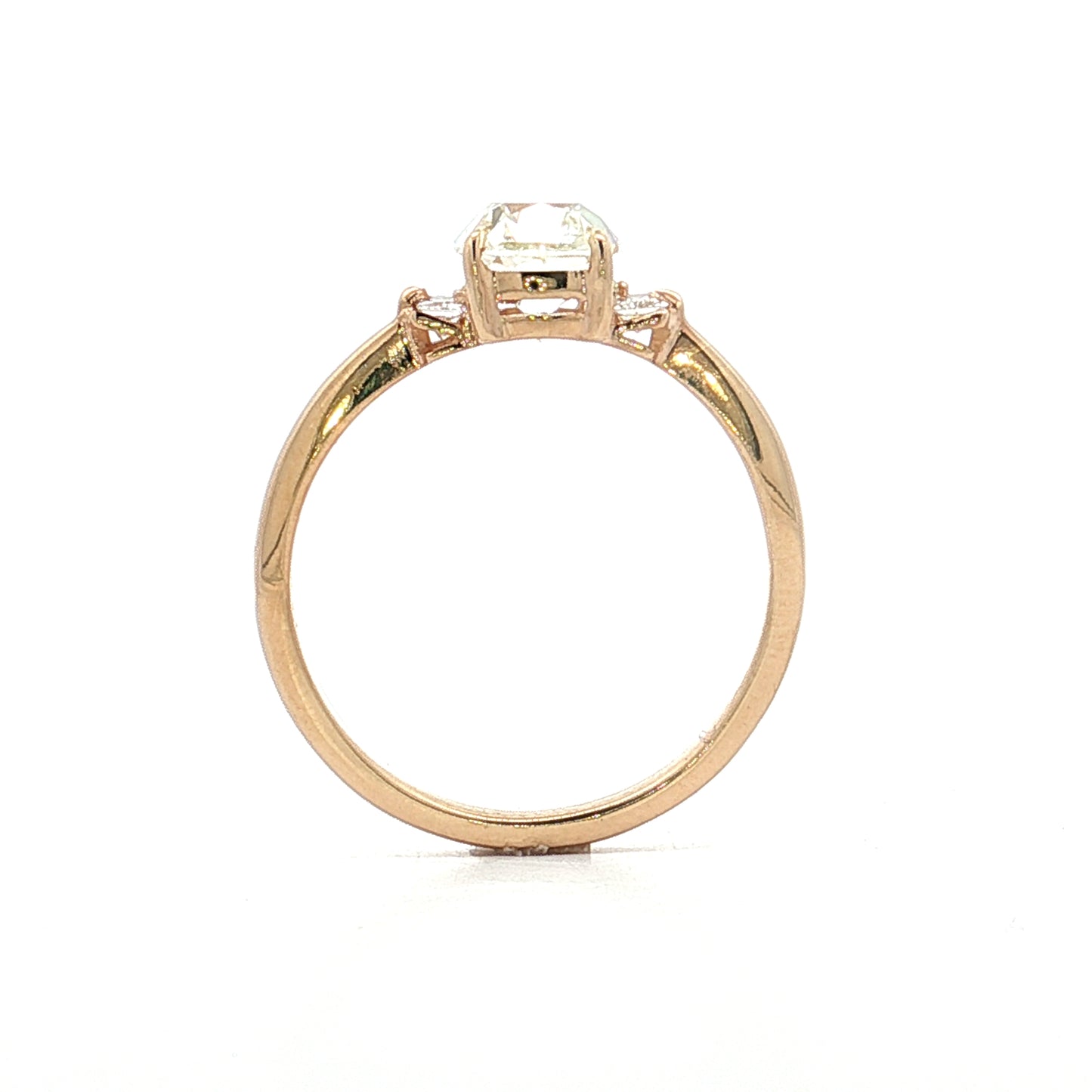 1.41 Old Mine Cushion Diamond Engagement Ring 14k