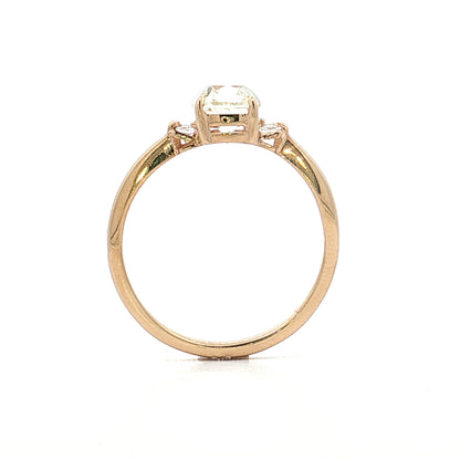 1.41 Old Mine Cushion Diamond Engagement Ring 14k