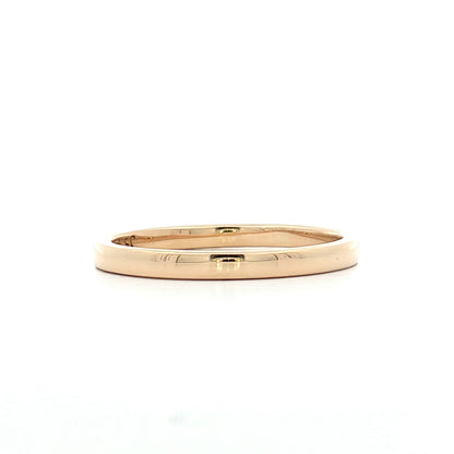 2mm Flat Edge Wedding Band 14k Yellow Gold