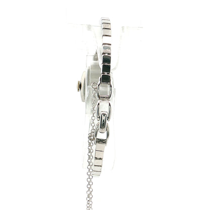 .90 Art Deco Diamond Movado Watch 14k White Gold