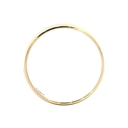 Men's 5mm Half Round Wedding Band 10k Yellow Gold