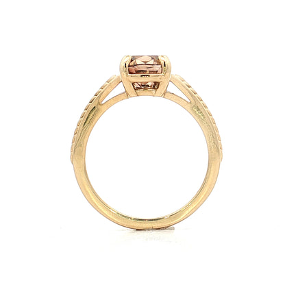 2.43 Old Mine Cushion Diamond Engagement Ring 14k