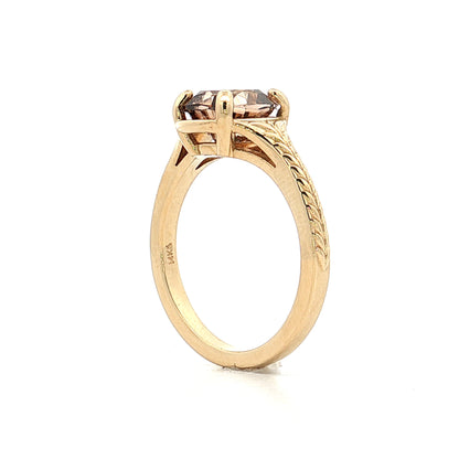 2.43 Old Mine Cushion Diamond Engagement Ring 14k