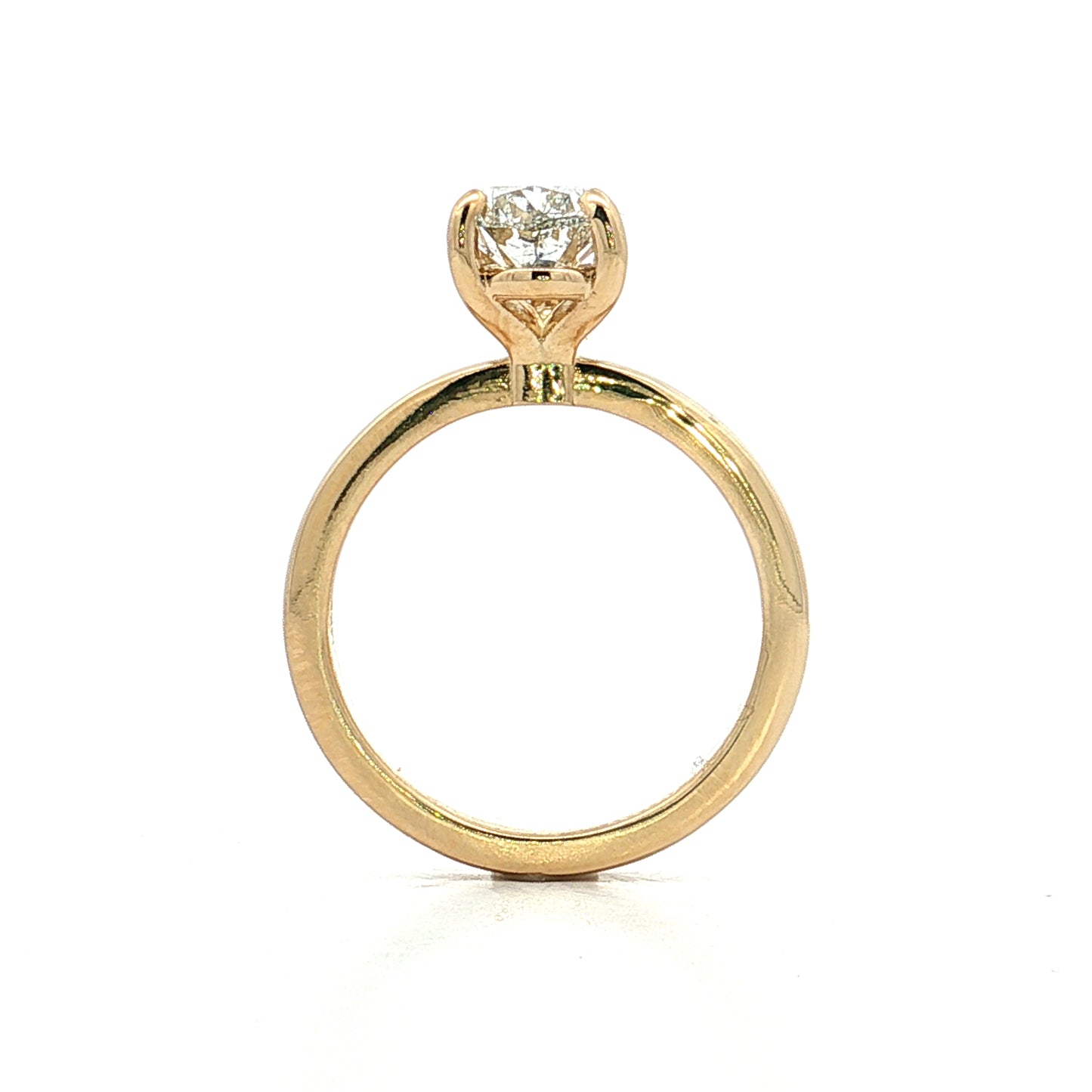 2.17 GIA Pear Diamond Solitaire Engagement Ring 14k