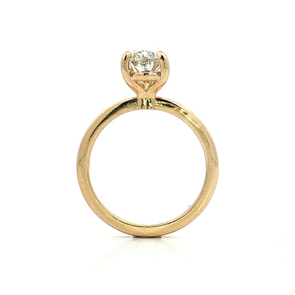 2.17 GIA Pear Diamond Solitaire Engagement Ring 14k