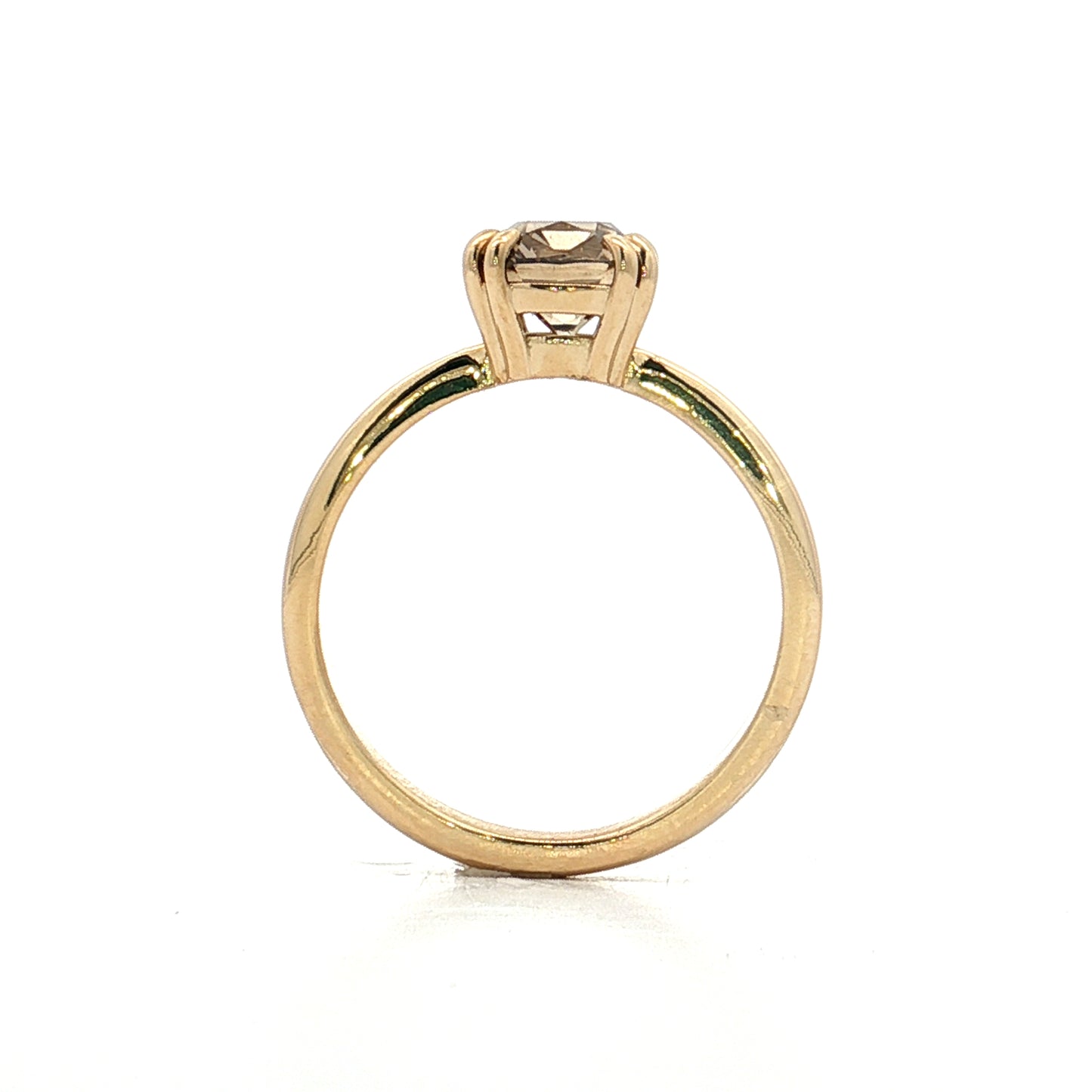 1.59 Old Mine Cushion Diamond Engagement Ring 14k