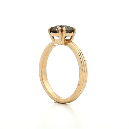 1.59 Old Mine Cushion Diamond Engagement Ring 14k