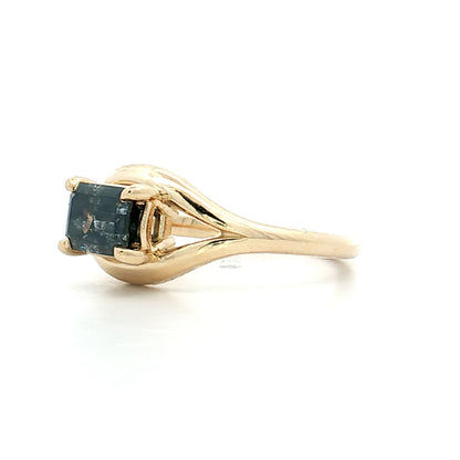 1.09 Emerald Cut Diamond Engagement Ring 14k