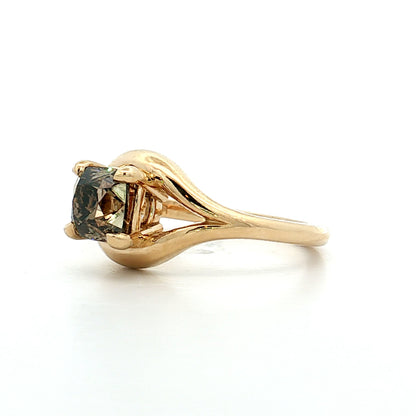 1.32 Old Mine Cushion Diamond Engagement Ring 14k