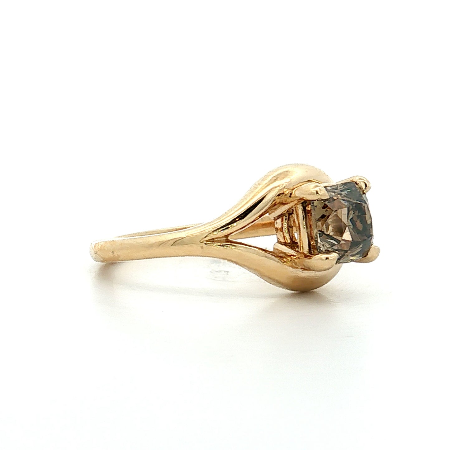 1.32 Old Mine Cushion Diamond Engagement Ring 14k