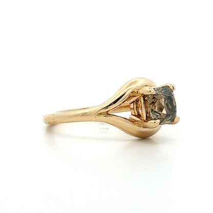 1.32 Old Mine Cushion Diamond Engagement Ring 14k