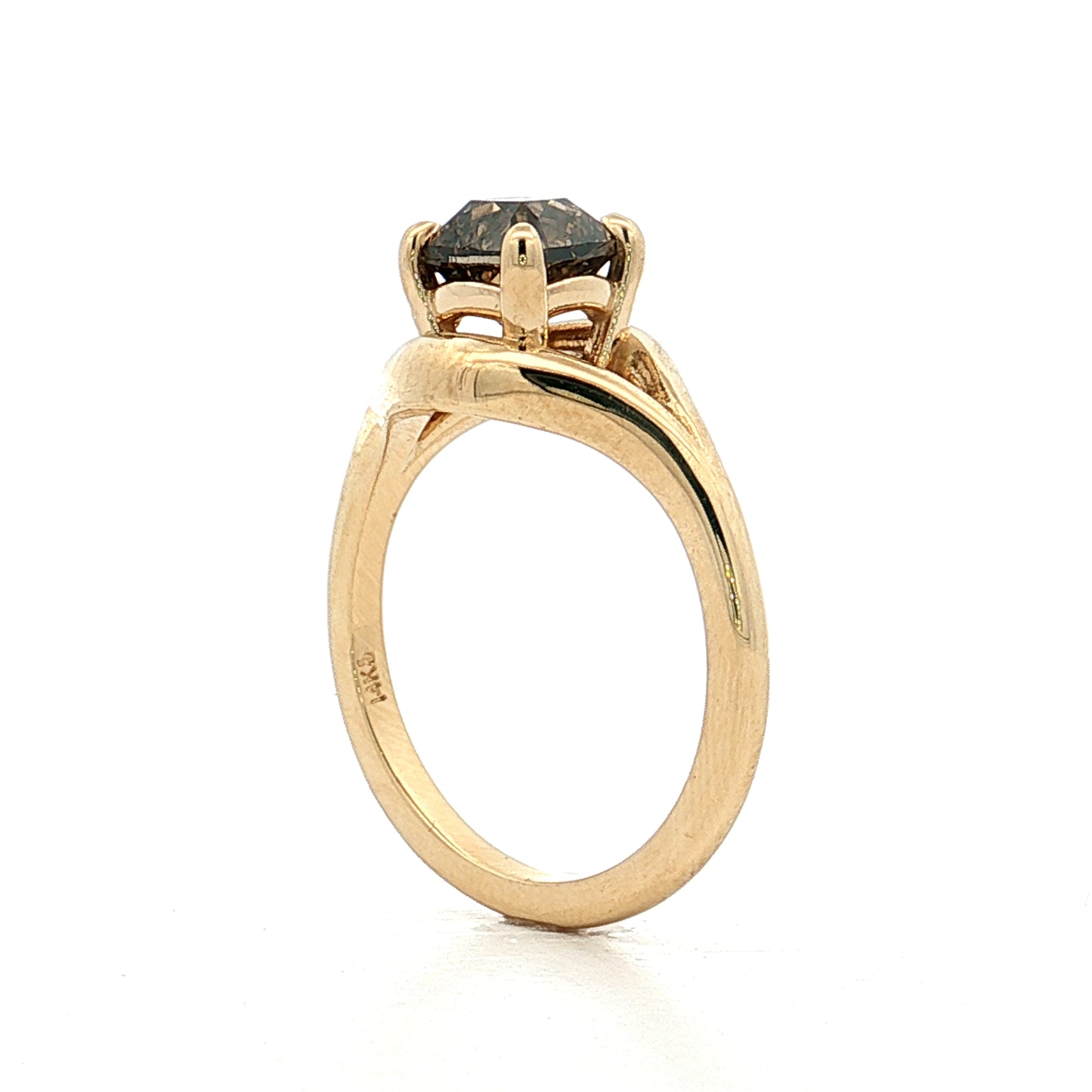 1.32 Old Mine Cushion Diamond Engagement Ring 14k