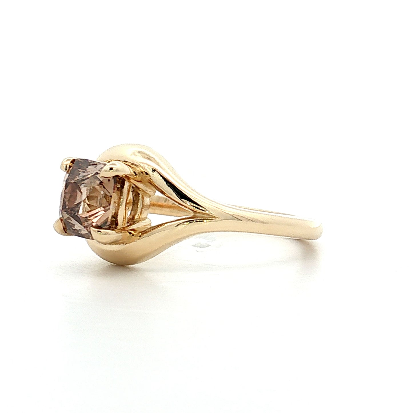 1.36 Old Mine Cushion Diamond Engagement Ring 14k