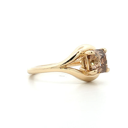 1.36 Old Mine Cushion Diamond Engagement Ring 14k