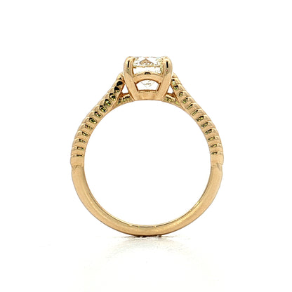 1.23 Round Diamond Solitaire Engagement Ring 14k