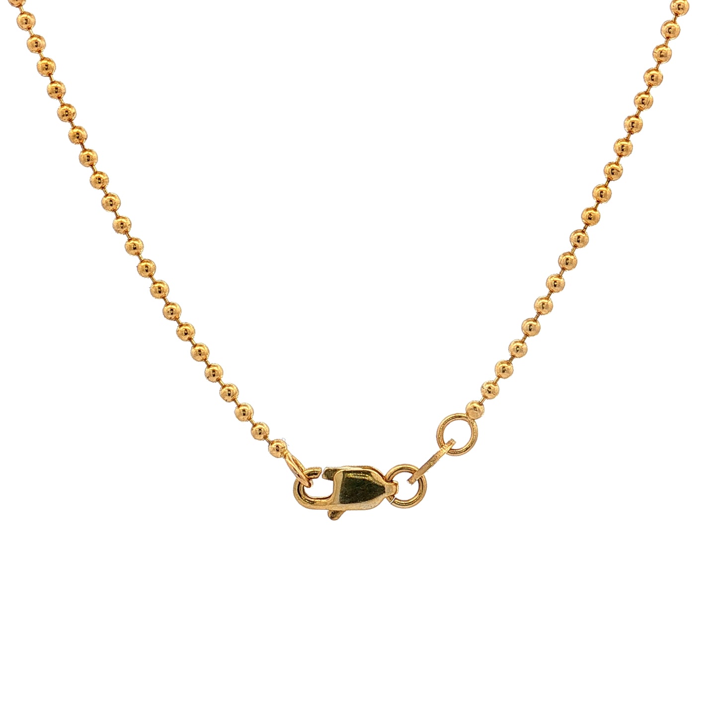 Victorian Black Onyx Mourning Pendant Necklace 14k