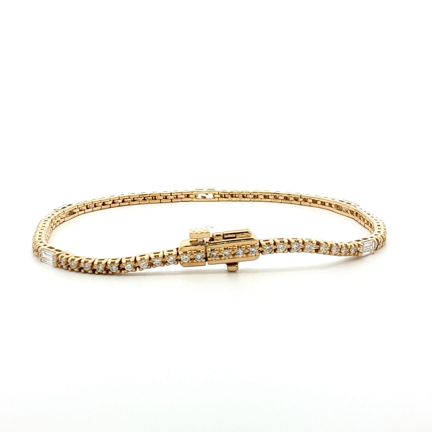 1.44 Diamond Tennis Bracelet 14k Yellow Gold