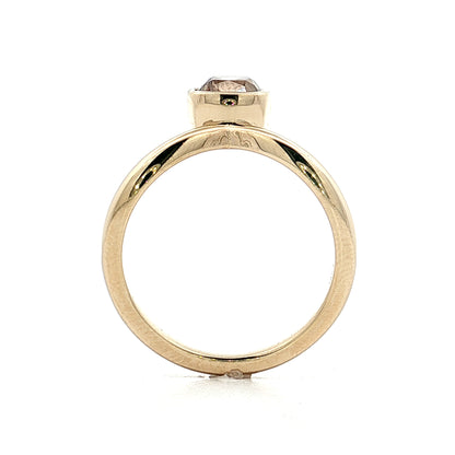 1.29 Cushion Diamond Solitaire Engagement Ring 14k