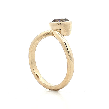 1.29 Cushion Diamond Solitaire Engagement Ring 14k