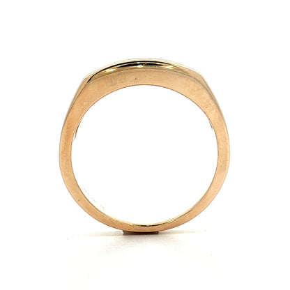 .45 Men's Baguette Diamond Wedding Band 14k