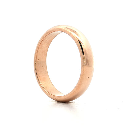 Men's 5mm Wedding Band 14k Yellow Gold