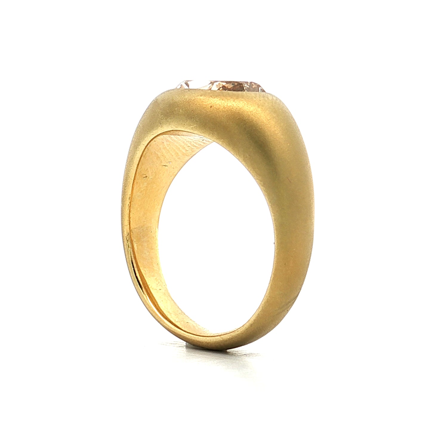 1.72 Oval Bezel Diamond Engagement Ring 18k
