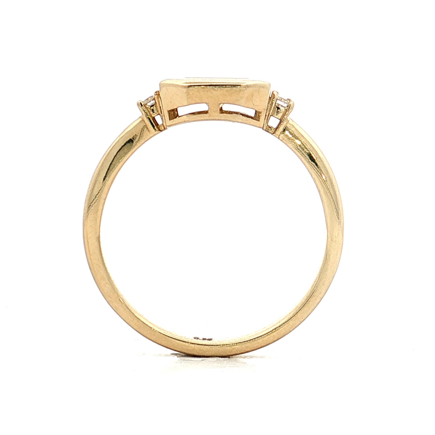 .31 Round Diamond Engagement Ring 14k Yellow Gold