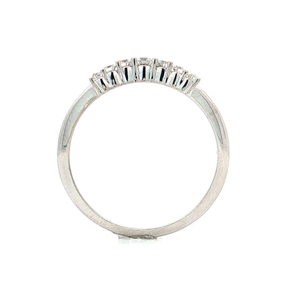 .24 Diamond Tiara Wedding Band in 14k White Gold