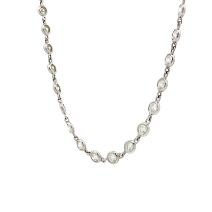 5.12 Lugano Diamond Necklace 18k White Gold