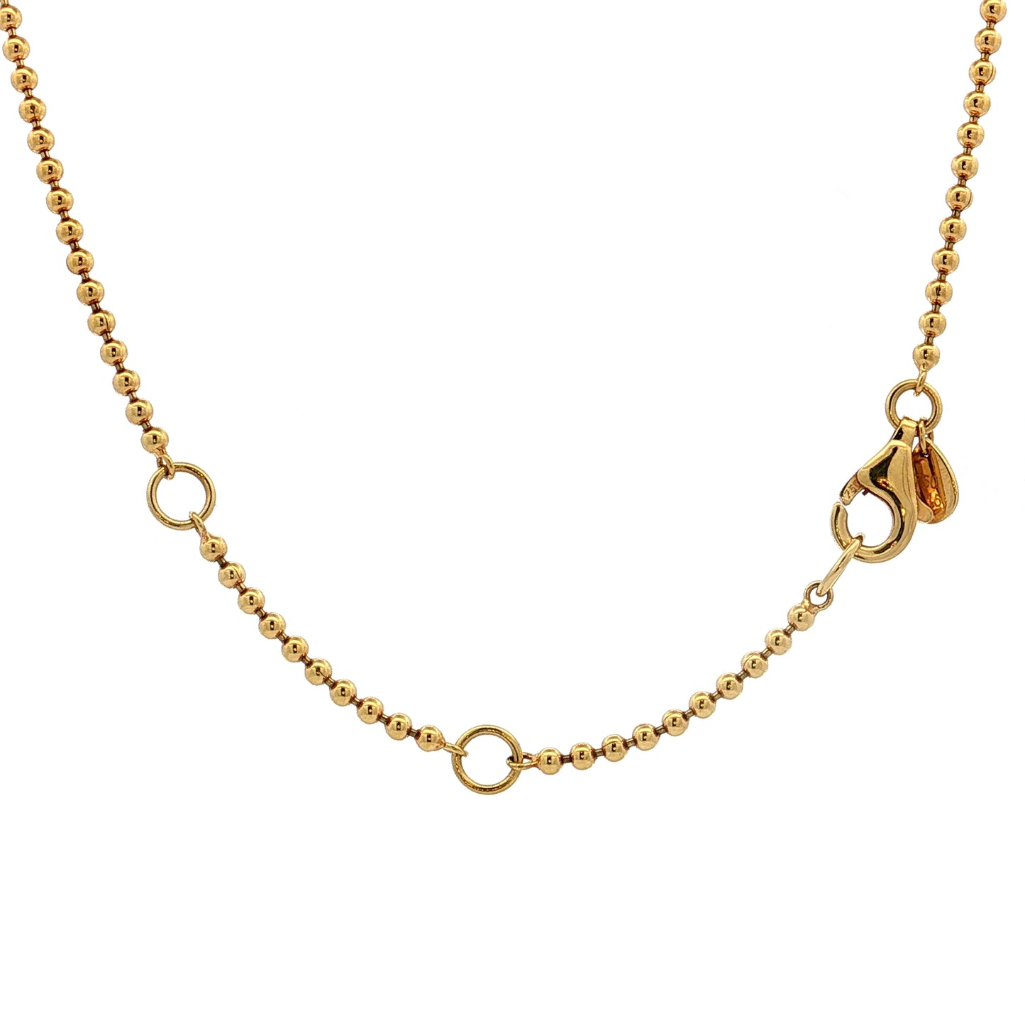 2.23 Pear Ruby & Rose Diamond Necklace 18k