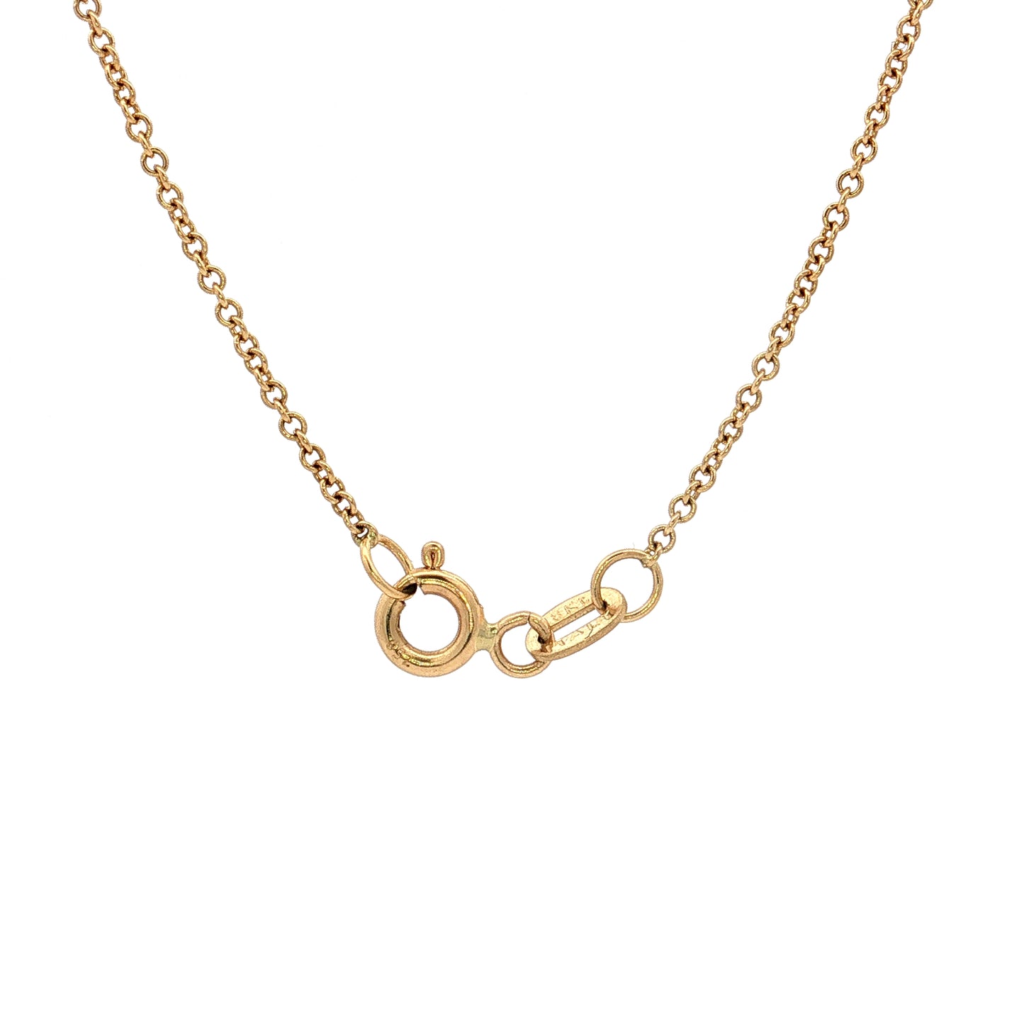 .72 Oval Diamond Pendant Necklace 18k Gold