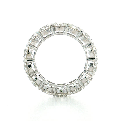 7.00 GIA Round Diamond Eternity Band 18k White Gold