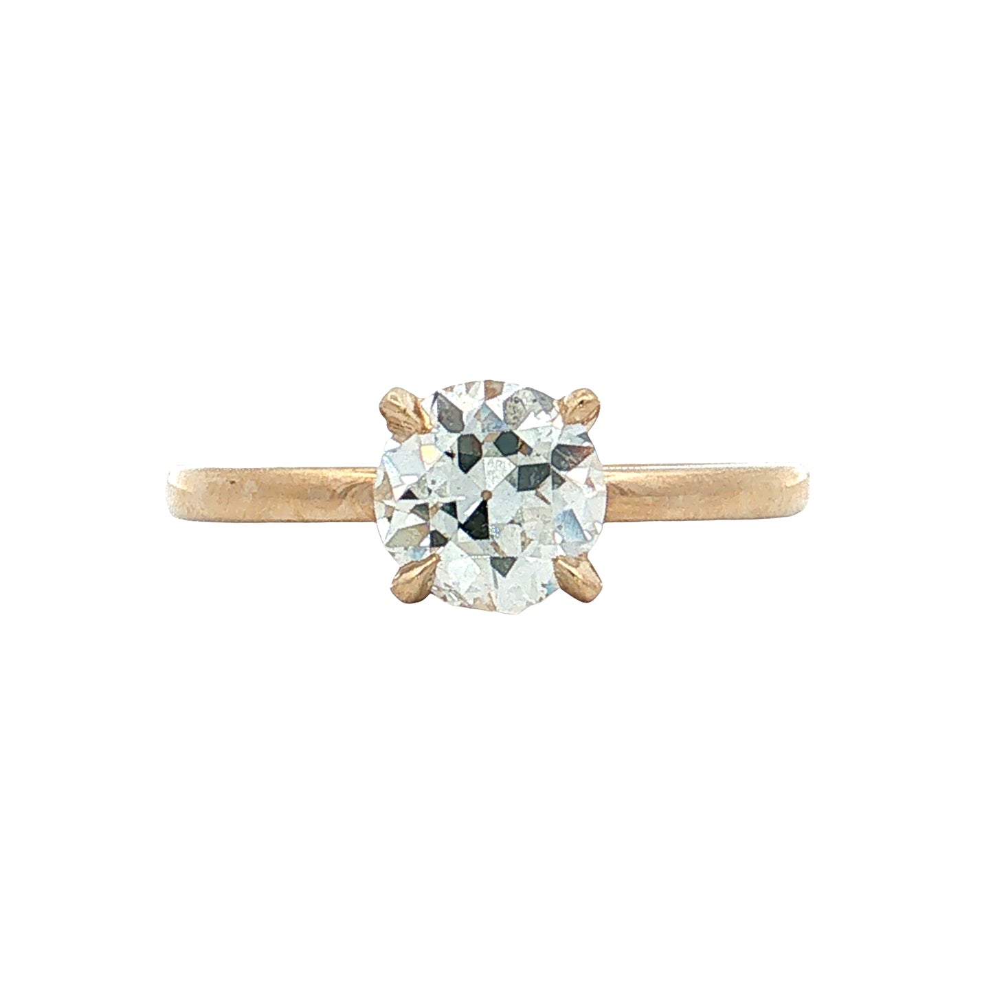 .96 Carat Old European Diamond Engagement Ring 14k