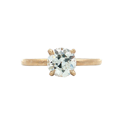 .96 Carat Old European Diamond Engagement Ring 14k