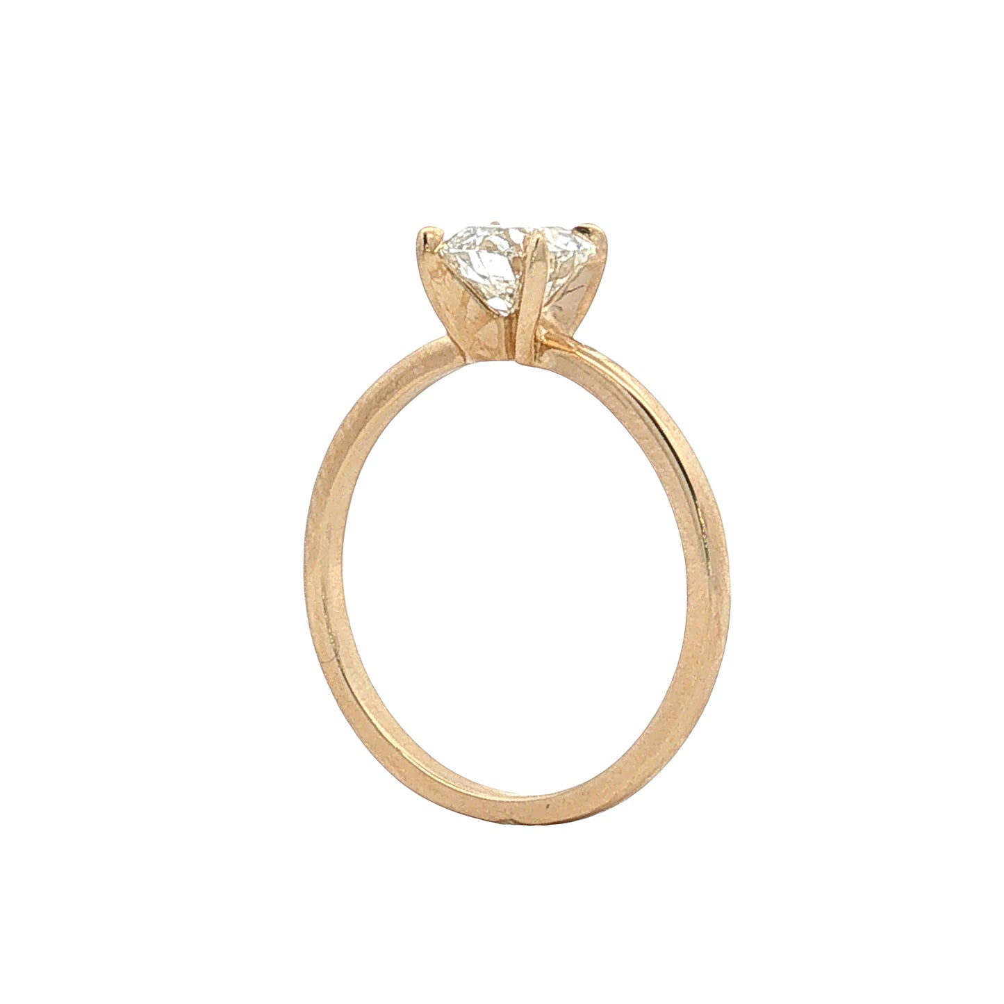 .96 Carat Old European Diamond Engagement Ring 14k