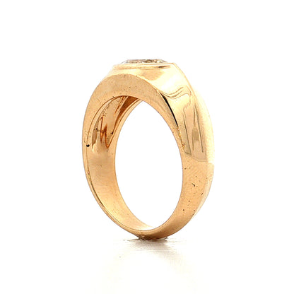 .90 East-West Marquise Diamond Engagement Ring 18k