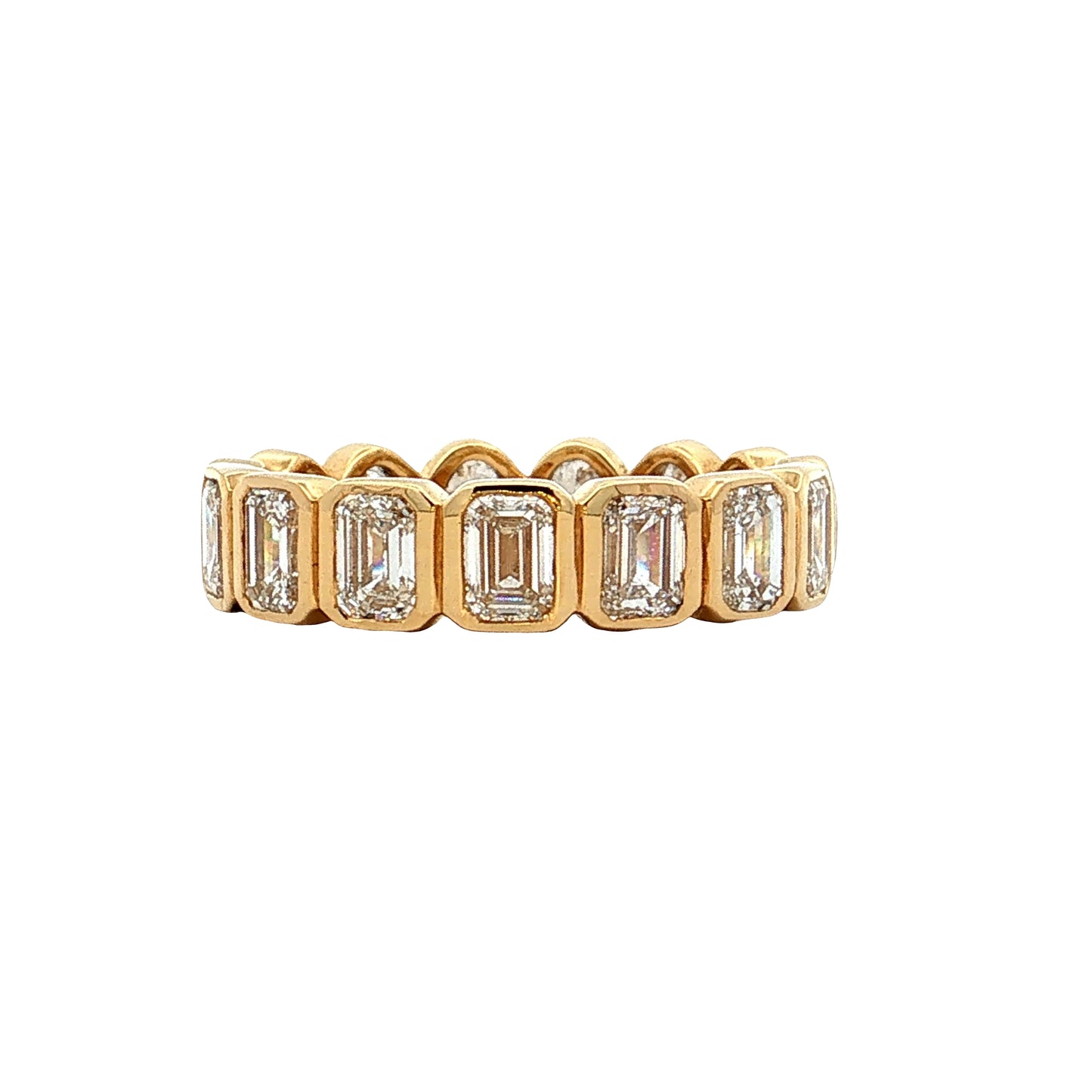 2.75 Mixed Diamond Eternity Wedding Band 18k