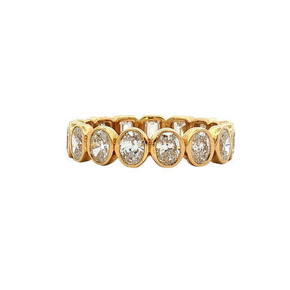 2.75 Mixed Diamond Eternity Wedding Band 18k