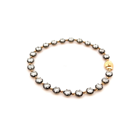 6.02 Diamond Tennis Bracelet 18k Yellow Gold