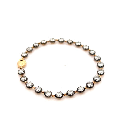 6.02 Diamond Tennis Bracelet 18k Yellow Gold