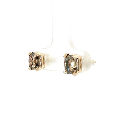 2.01 Fancy Brown Diamond Stud Earrings 14k