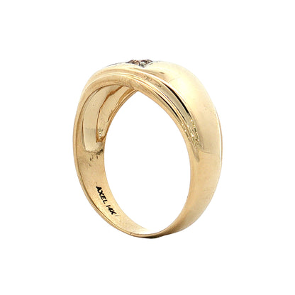 .30 Vintage Mid-Century Diamond Men's Ring 14k