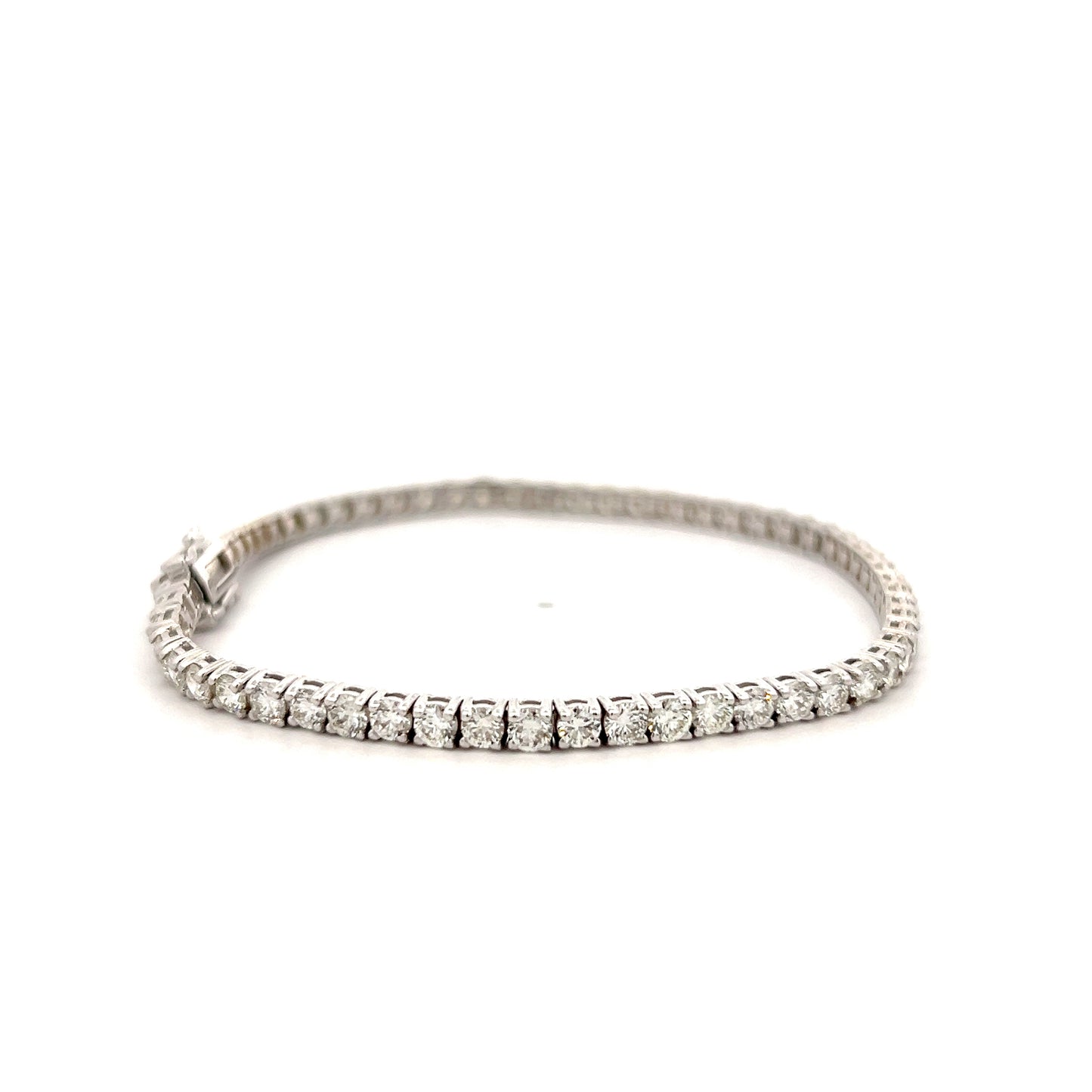 5.13 Diamond Tennis Bracelet 14k White Gold