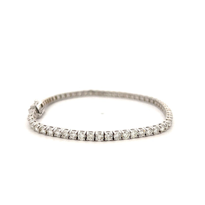 5.13 Diamond Tennis Bracelet 14k White Gold