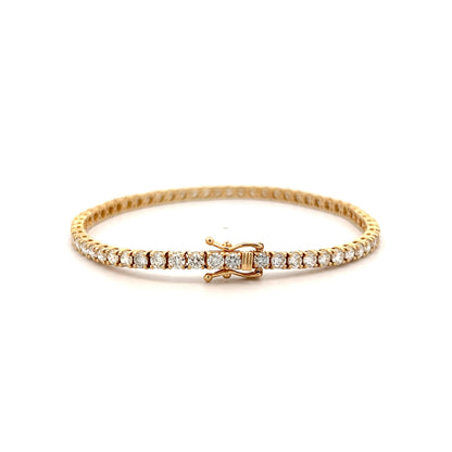 5.04 Diamond Tennis Bracelet 14k Yellow Gold
