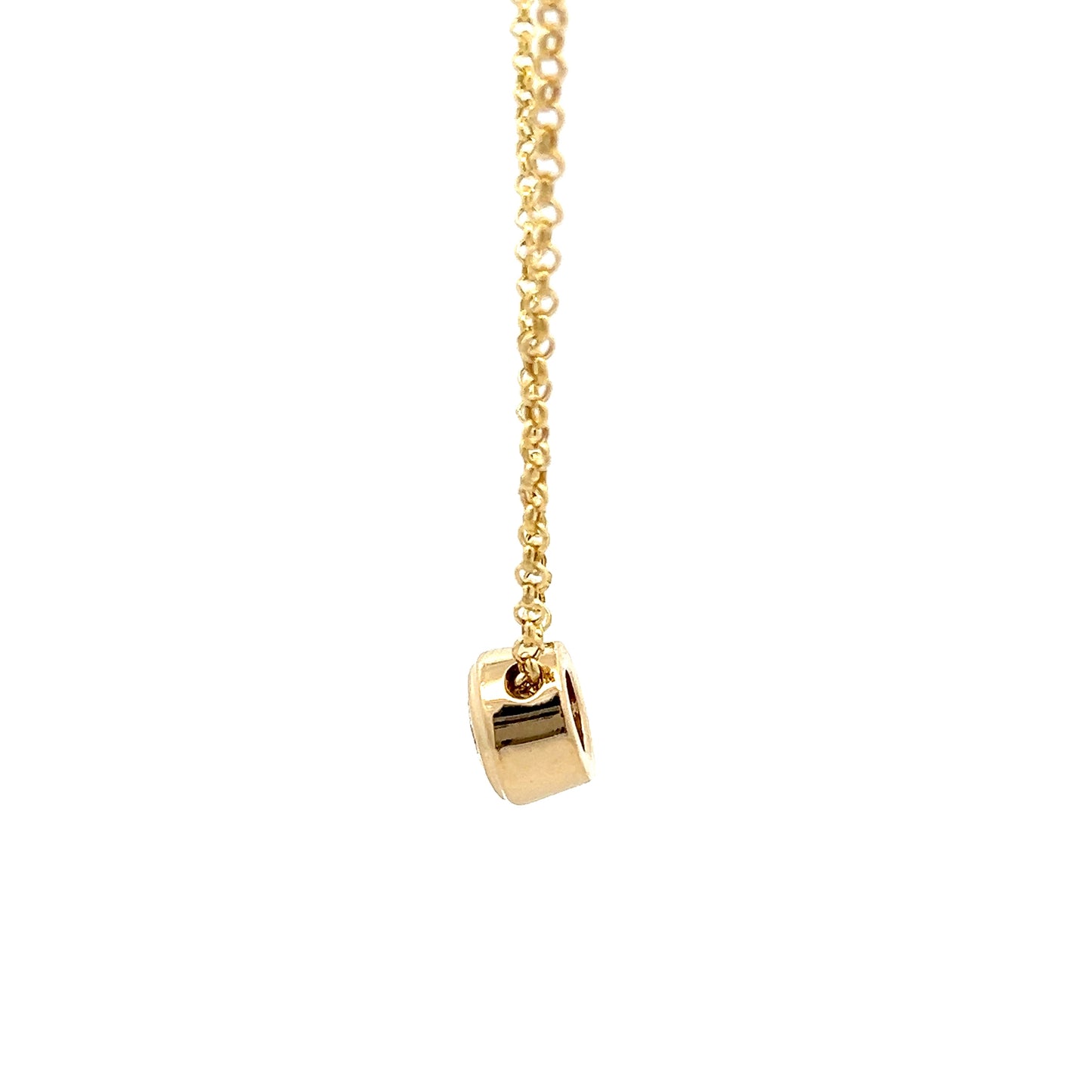 1.45 GIA Diamond Pendant Necklace 14k Yellow Gold