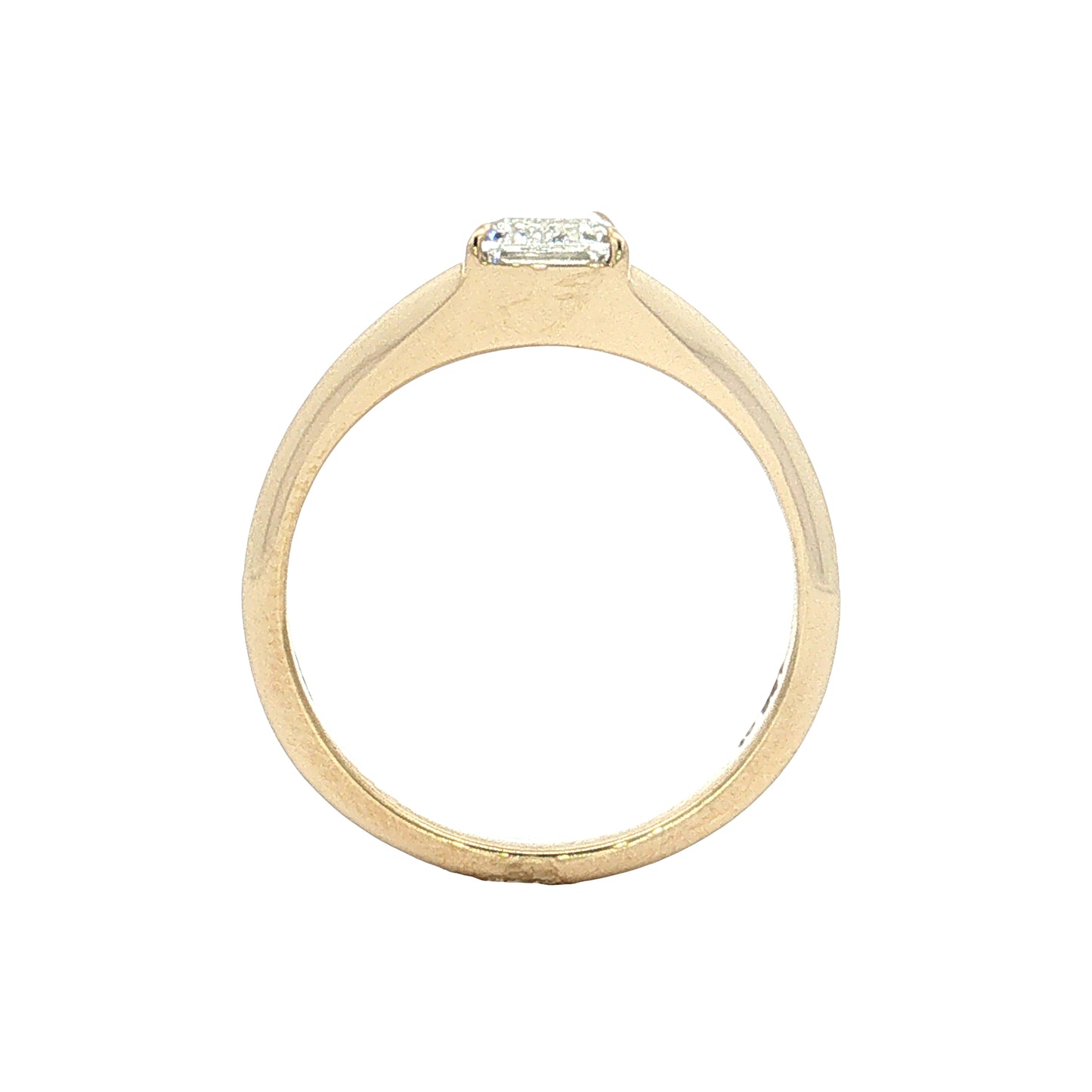 1.66 Emerald Cut Diamond Engagement Ring 14k